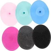 Healeved 6pcs Silicone Face Exfoliator Brush for Deep Cleansing and Exfoliation Durable and Comfortable Skin Care Tool for Gentle Facial Massage