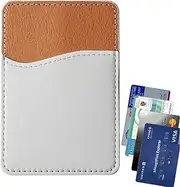 Card Holder for Phone Case, Sticky Phone Wallet, Portable Adhesive Wallet with Wave Interior, Non-Marking Design, Easy Card Storage for Phone Case,