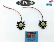 2-pack: Sunon GC054006VH-8 CB.M ZP CLE 3pin 5V DC 0.5W Frameless UL Cooling Fans