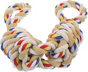 FONDOTIN Dog Cotton Rope Toy Indestructible Dog Toys Large Dog Rope Toys Dog Pull for Small Dogs Rope Toys for Dogs Puppy Dog Toys Puppies Toys Rope Ball Dog Toy Fetch and Tug Toy