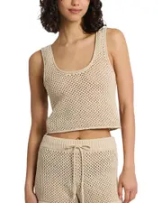 Onia Crochet Knit Scoop Tank