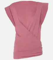 [Isabel Marant] Isabel Marant Maisan cotton jersey tank top AU 12 pink