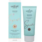 WOTNOT Natural Face Sunscreen 30 SPF Untinted BB Cream 60g
