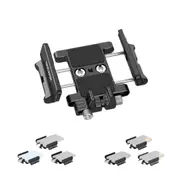 Universal Ssd Mount Bracket with Cold Shoe Clamp for Samsung T5 T7 Sandisk Smallrig 1.6 2.6 Size
