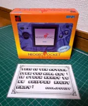 NEW SNK Neo Geo Pocket Color Ocean Blue *GOOD BOX - 100% UNUSED* $50 OFF SALE