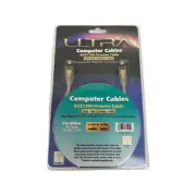 Ultra ULT31524 Golden Connectors IEEE1394 400Mbps Firewire Cable 10ft 4Pin to