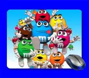 M & M Chocolate Candy Computer Mouse Pad mm11