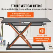 Adjustable Two-Tier Standing Desk Converter for Home Office, 800mm to 510mm
