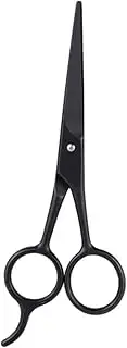 Men's Stainless Steel Beard Eyebrow Scissors Hairdressing Scissors Set Sturdy Practical Space-saving Black