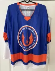 NY ISLANDERS STAR WARS REPLICA JERSEY SGA JEDI KNIGHT XL ??NHL HOCKEY 1/24/2025
