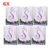 6x Della S Plus New Dietary Supplement Reduce Hunger Burn Block Natural 10's