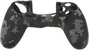 Grip Silicone Case for PS4 Controller, Soft Silicone Case, Grip Protective Cover, Dustproof Case, Grip Cover for PS4 Controller - Improved Grip and Protection (Gray)