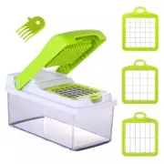4in1 Food Vegetable Cutter Onion Fruit Dicer Chopper Veggie Slicer Kitchen Tools