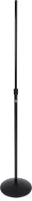 AtlasIED MS12CE Low Profile Round Base Mic Stand - Ebony (3-pack) Bundle