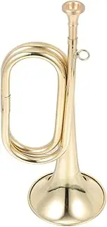 CATIEBYE 1Pc Golden Trumpet Educational for Beginners Early Instrument for Music Learning and Confidence Building present for Students