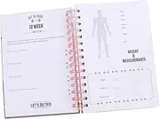 Men's Women's Fitness Journal Workout Planner Book Exercise Games Tracker for Gym Goals