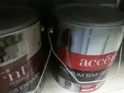 ACCENT BY DULUX 4 LITRE OIL-BASE INTERIOR SEMI- GLOSS WHITE PAINT