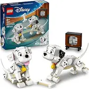 LEGO® Disney Lucky & Penny 101 Dalmatians Puppies 43271 Toy-Giving Idea, Buildable Toy Character for Kids, Fun Present for Girls, Boys or Fans Aged 6 Years and Up Who Love Classic Movies