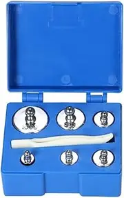 [EverTech] 6Pcs 200g Calibration Weight Set for Digital Jewlery Scale 100g 50g 20g 10g 5g