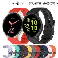 在飛比找蝦皮商城優惠-Garmin Vivoactive 5 錶帶腕帶高級替換矽膠