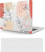 Compatible with MacBook Pro 16 inch Case with Touch ID 2021/2023 Release Model M1 A2485/A2780 M2 Pro/Max Chip, Plastic Protective Matt Durable Hard Shell Case Cover & Keyboard Cover, Abstract Painting