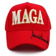 Donald Trump 2024 Hat Adult Embroidered MAGA Hat Adjustable Baseball Cap Red