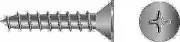 Seachoice SC0626 #8x3/4 phl flt sms ss 100/bg