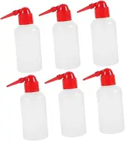 ABOOFAN 6pcs Plastic Squeeze Water Bottles with Scale for Lab and Household Cleaning Squeeze Bottles for Precise Measurement and Versatile Use Various Applications