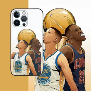 【Aimeidai】iPhone 手機殼 NBA Superstar Stephen Curry Pattern 液態矽