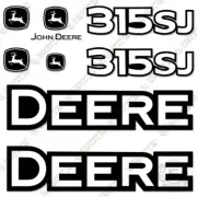 Fits John Deere 315SJ Decal Kit Backhoe - 7 YEAR 3M OUTDOOR VINYL!