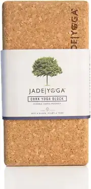 Jade Yoga Cork Yoga Block, Small