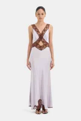 BNWT SIR THE LABEL LILAC ARIES CUT OUT GOWN - SIZE 3/12 AU/8 US (RRP $520)