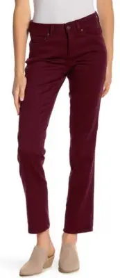NYDJ Sheri Slim Jeans Deep Currant NWT $144