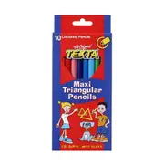 Texta Maxi Coloured Pencil (10pk)