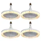 E26/E27 Socket Ceiling Fan Light with Remote Control 50W LED Modern Ceiling Fan