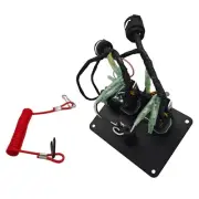 6K1-82570-13 6K1-82570-08 Dual Key Switch Control Panel Mount For Yamaha Boat