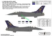 FAB FD48008 1/48 F-16CM Block50 94-0049 15th AF Shaw Air Base 2023