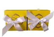 Set of 2 Kendra Scott Empty Small Gift Box w/ Pull Tab & Ribbon Gift Box