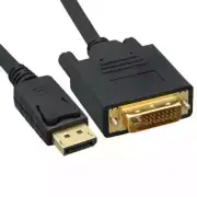 CableWholesale 10H1-61110 DisplayPort to DVI Adapter Cable, HD 1080p 10' Feet