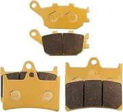 Brake Pad for Y&AMAHA FZ6 for F&Azer S2 for Y&ZF-R6 YZFR6 FZ1 for F&Azer FZ8 for Y&ZF for R1 for Y&ZF-R1 for R1 for SP #d 3pair Front Rear Brake Pads Disc Brake Pads (Color : Front and Rear)