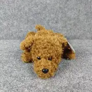 Spark Create Imagine Puppy Dog Plush Curly Fur Brown Walmart Laying Stuffed Toy