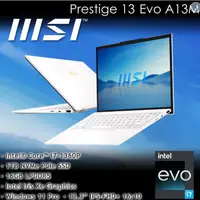 在飛比找蝦皮購物優惠-微星MSI Prestige 13Evo A13M-086T