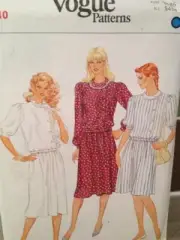 Vogue Sewing Pattern 8227 Ladies / Misses Skirt Top Size 10 Uncut