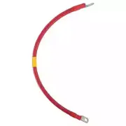 2 GAUGE Interconnecting Copper Cable, 36-Inch Length with 5/16-Inch Lugs (Red)