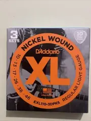 D’ADDARIO EXL110-3D GUITAR STRINGS 10-46 REGULAR LIGHT GUAGE+ 10 Free Picks New