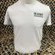NEW HK Army Trigger Fingers Paintball T-Shirt - White - Medium