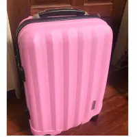 在飛比找蝦皮購物優惠-［全新luggage］20吋 拉鍊&密碼鎖 小粉紅行李箱