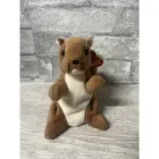 Ty Nuts the Squirrel Original Beanie Baby 1996 W/Tag