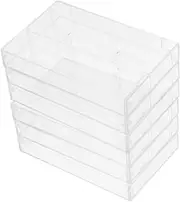 WATIIFUFU High Clarity Plastic Cassette Tape Organizers Cassette Storage Rack for Tape Cases