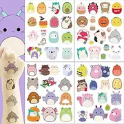 BUYUP Temporary Tattoo for Kids, 4 Sheets Tattoo Stickers, Waterproof Cartoon Fake Tattoo Stickers Set for Boys Girls Birthday Gift Party Bag Filler